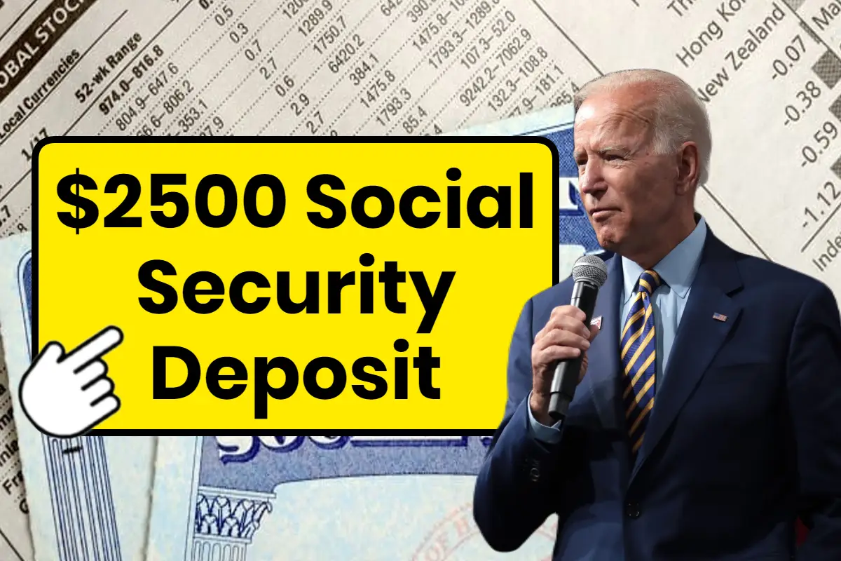 $2500 Social Security Direct Deposit